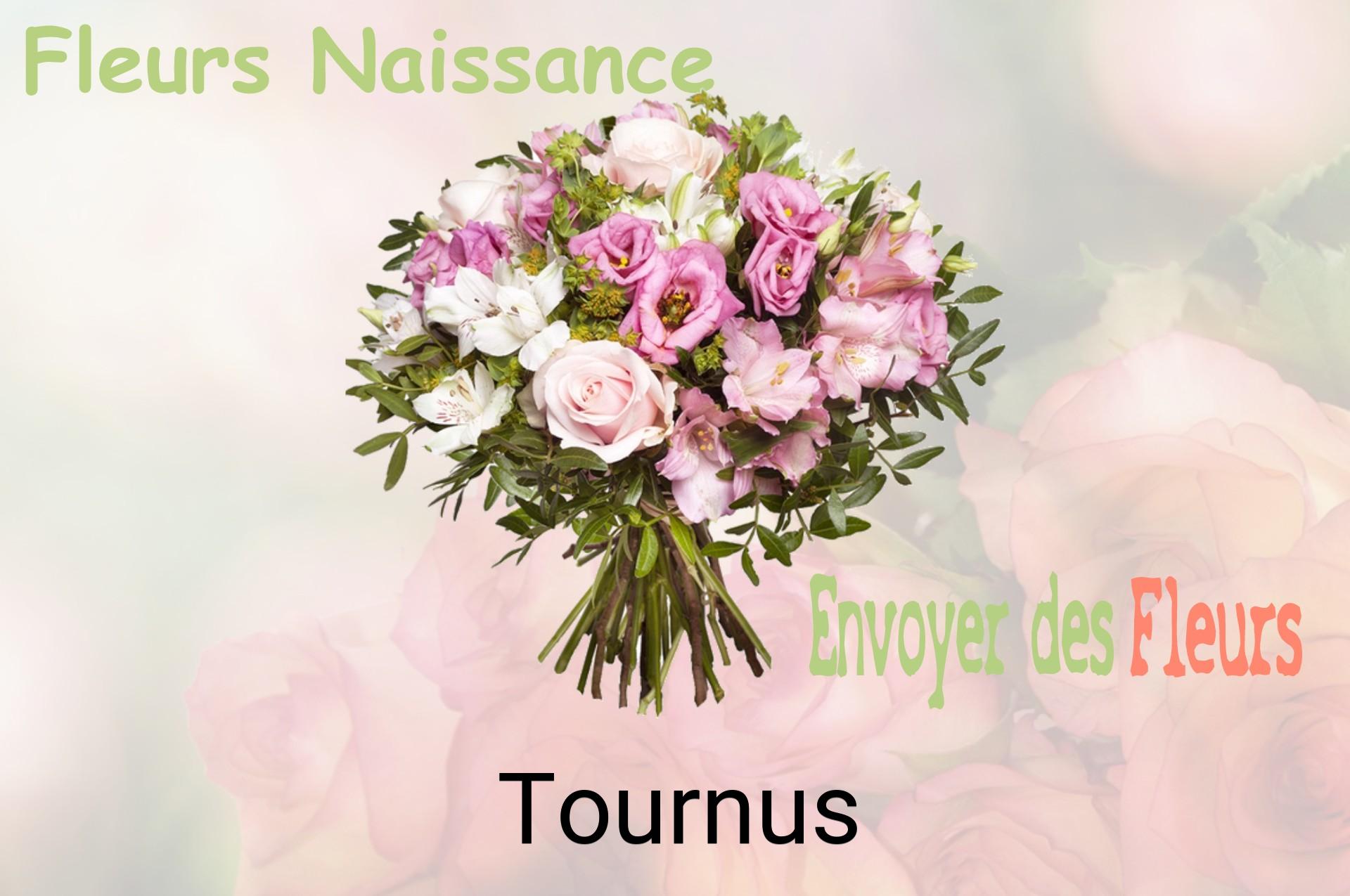 Bouquet de fleurs de naissance livré à Tournus